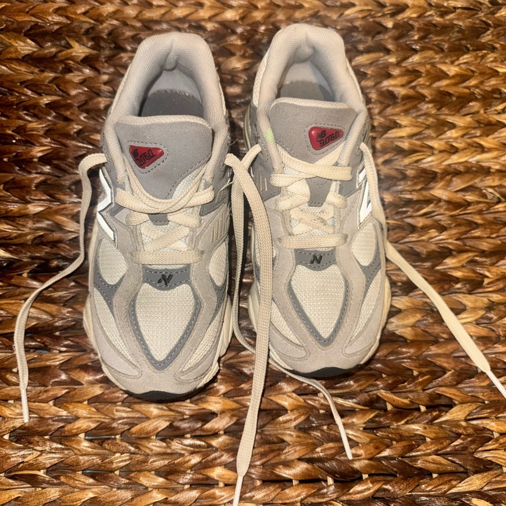 NB Beige and Gray Sneakers